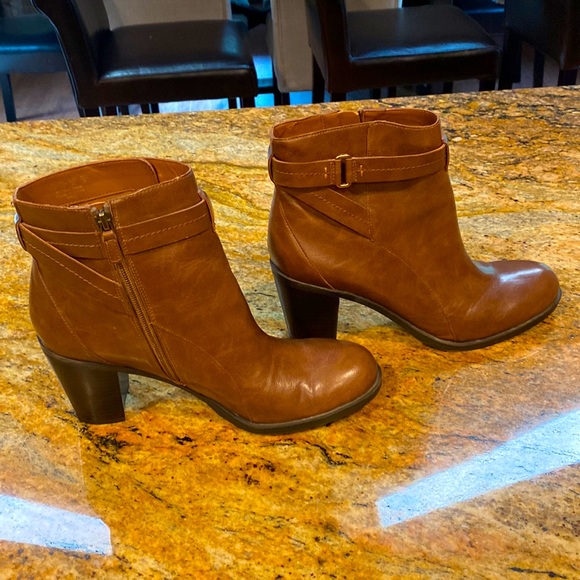 Franco Sarto Brown Booties Size 2 